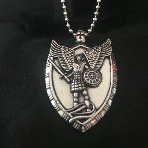 Christian, Religious, Angel, Full Armor of God Necklace, Cross